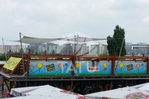 Tetőterasz napvitorla 5