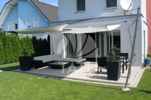 Állítható magasságú és dőlésszögű napvitorla 37