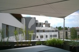 Tetőterasz, betekerhető napvitorla 13