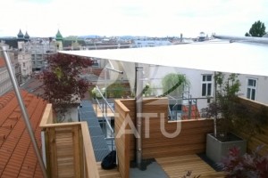 Tetőterasz, betekerhető napvitorla 17