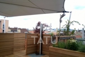 Tetőterasz, betekerhető napvitorla 18