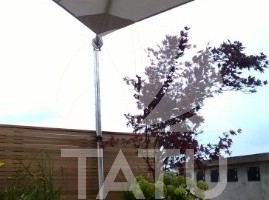 Tetőterasz, betekerhető napvitorla 20